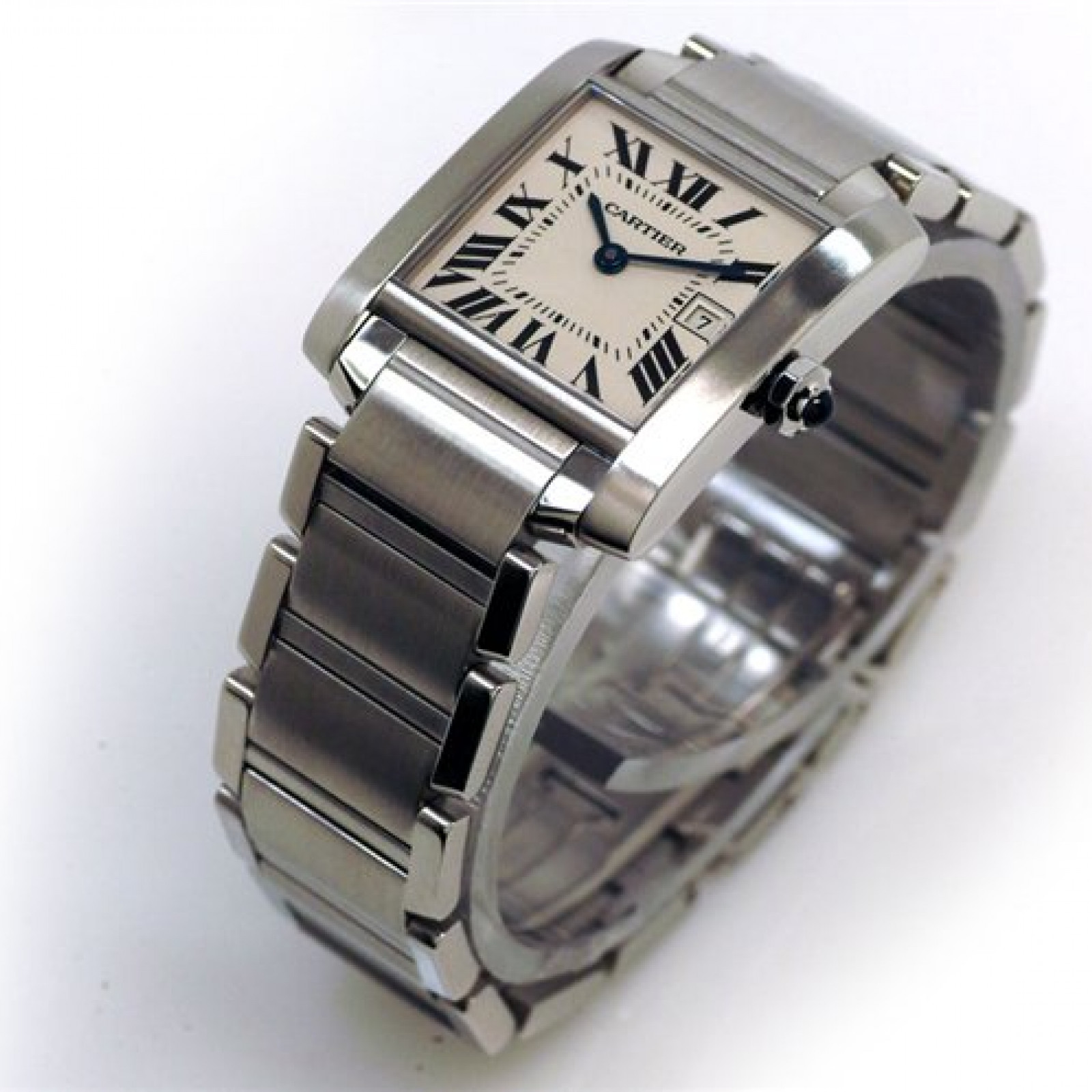 Cartier Tank Francaise W51011Q3 Stainless Steel